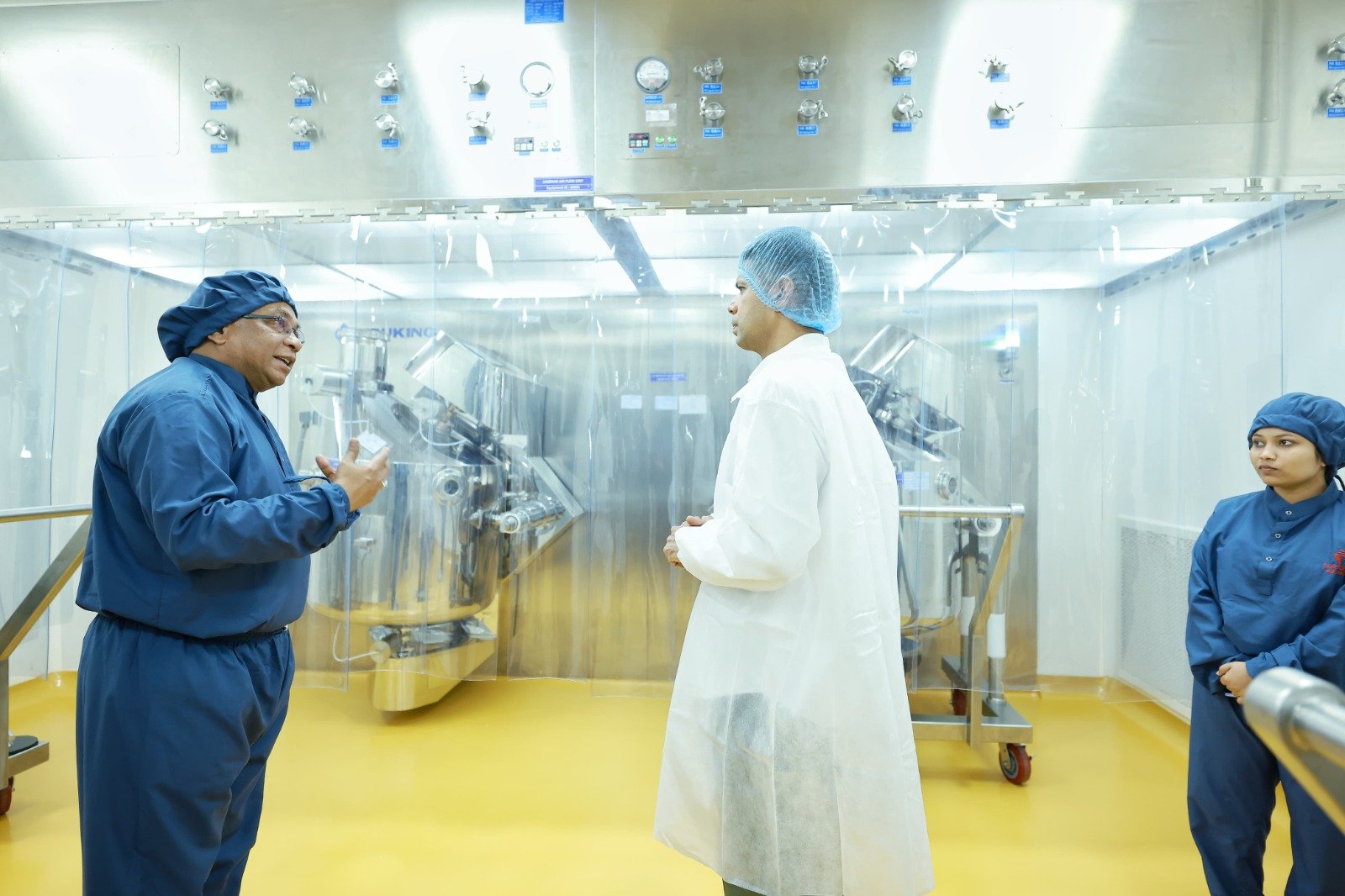 Chairman 5T and Nabin Odisha visited the Sapigen Biologix Vaccine plant