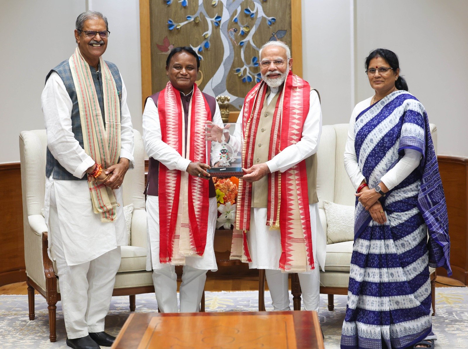 Odisha CM and deputies meet national figures, discuss state's future roadmap