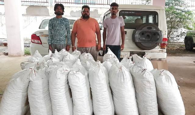 506kg Ganja Seized , Three Persons detained