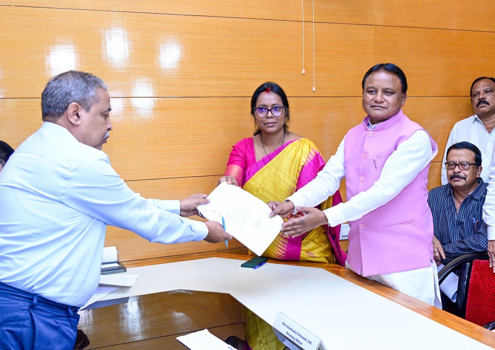 Mamata Mohanta submits Rajya Sabha nomination papers