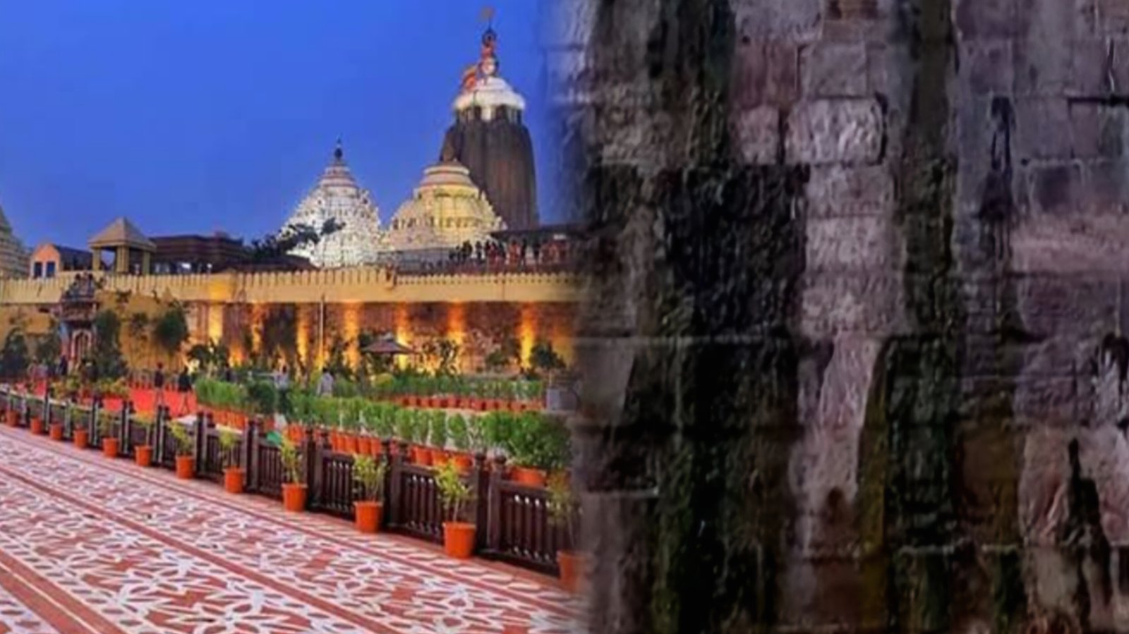 SJTA begins restoration of cracked Meghanada Pacheri at Puri Srimandir