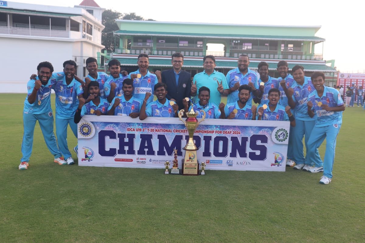 U19 Deaf Odisha Team declared as winner while U19 Deaf Haryana Team bagged the runner -up position