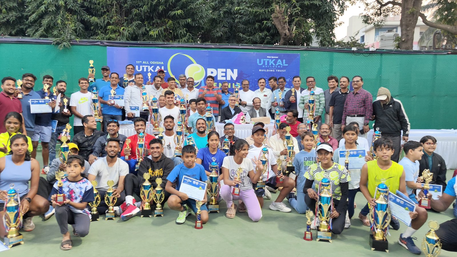 Amrutjay double crowns in Utkal Open Tennis