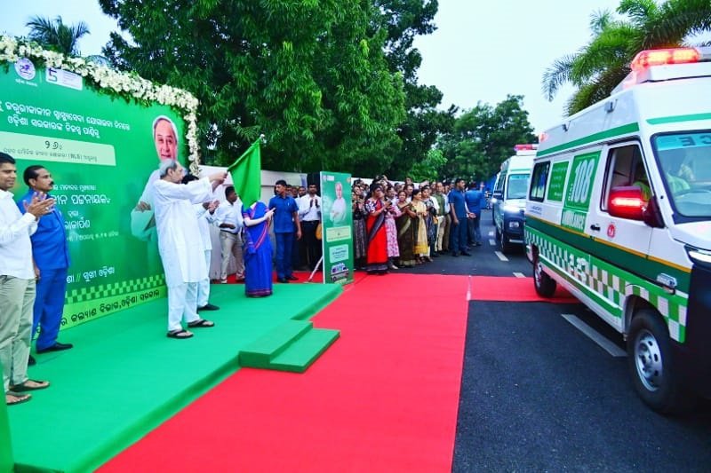 Odisha Chief Minister flags off 26 new ambulances