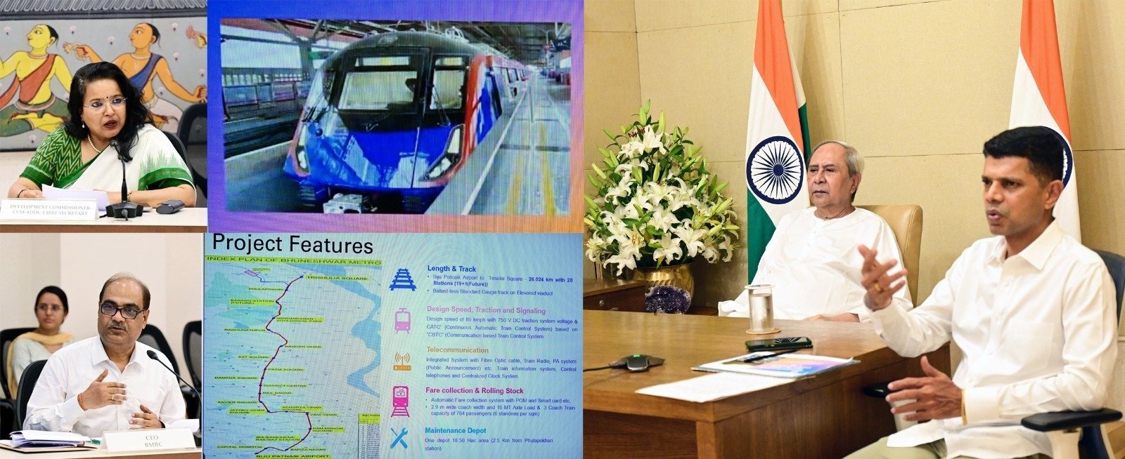 Naveen reviews Bhubaneswar Metro project, approves DPR for Rs 5929 crore