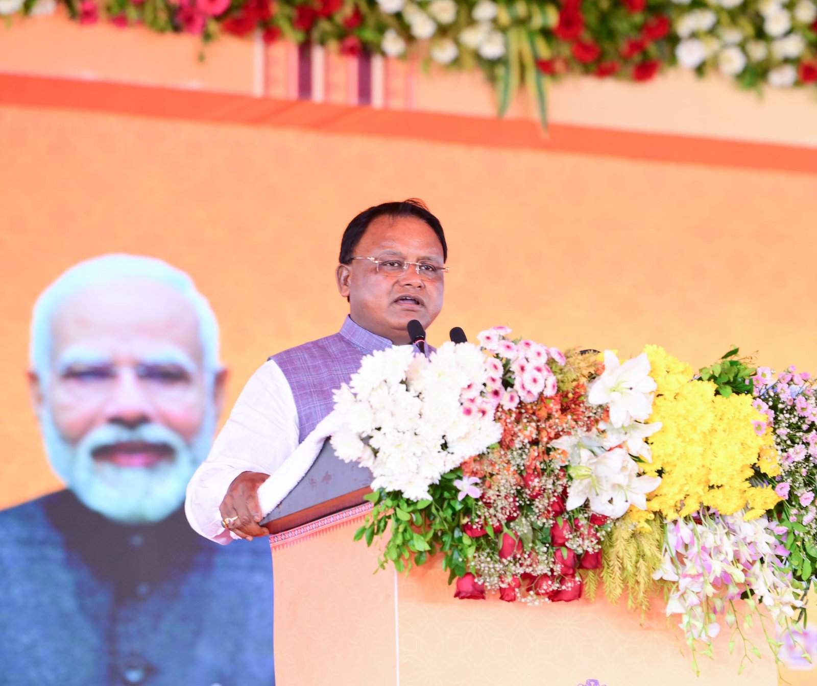CM Majhi lays foundation stones for ₹1,101 crore projects in Nuapada; declares Khariar Road as municipality