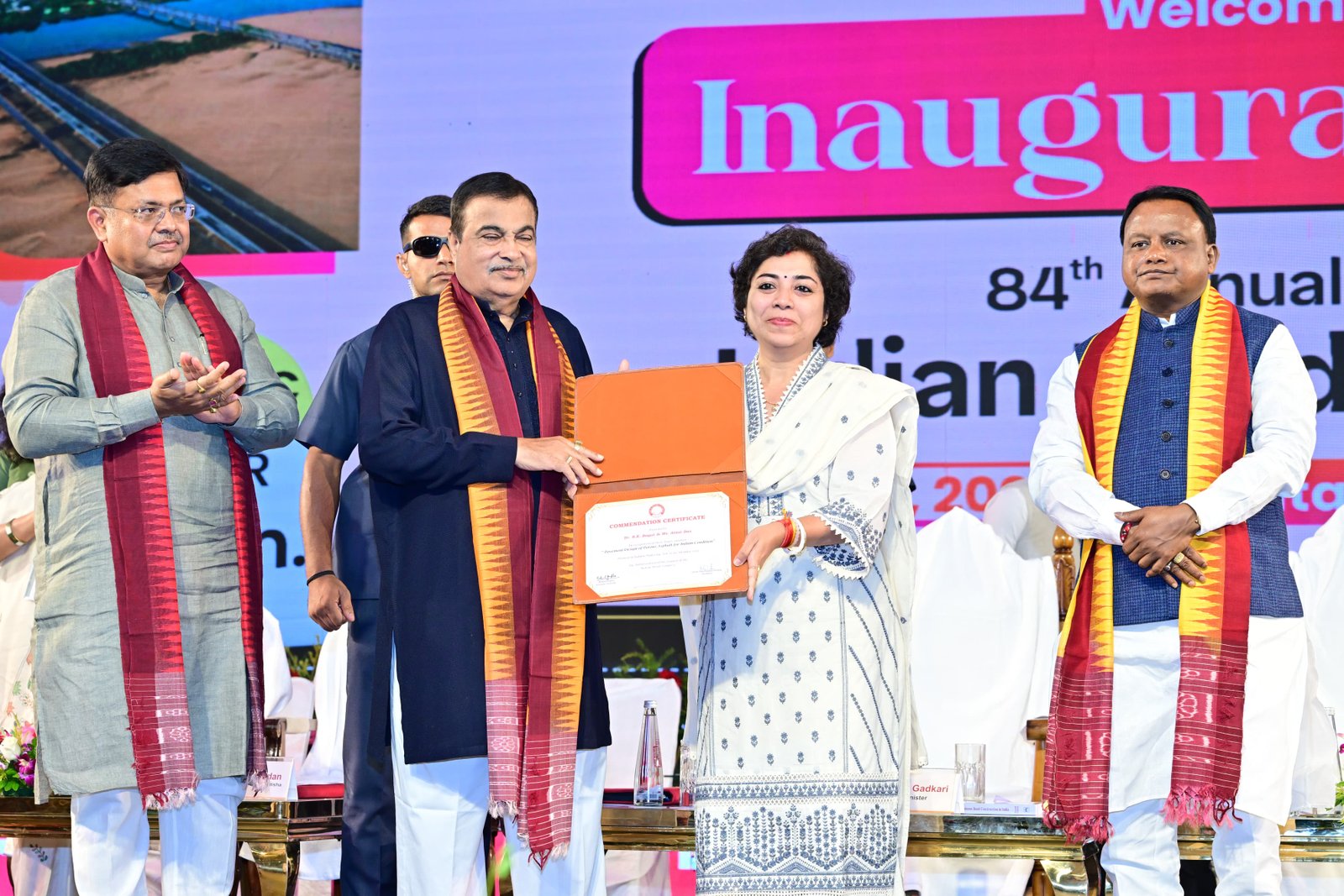 Nitin Gadkari inaugurates 84th Indian Road Congress in Bhubaneswar