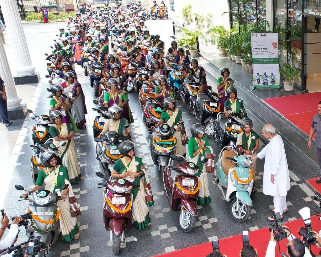 Odisha CM lLaunches 'Mission Shakti Scooter Yojana' for women's empowerment