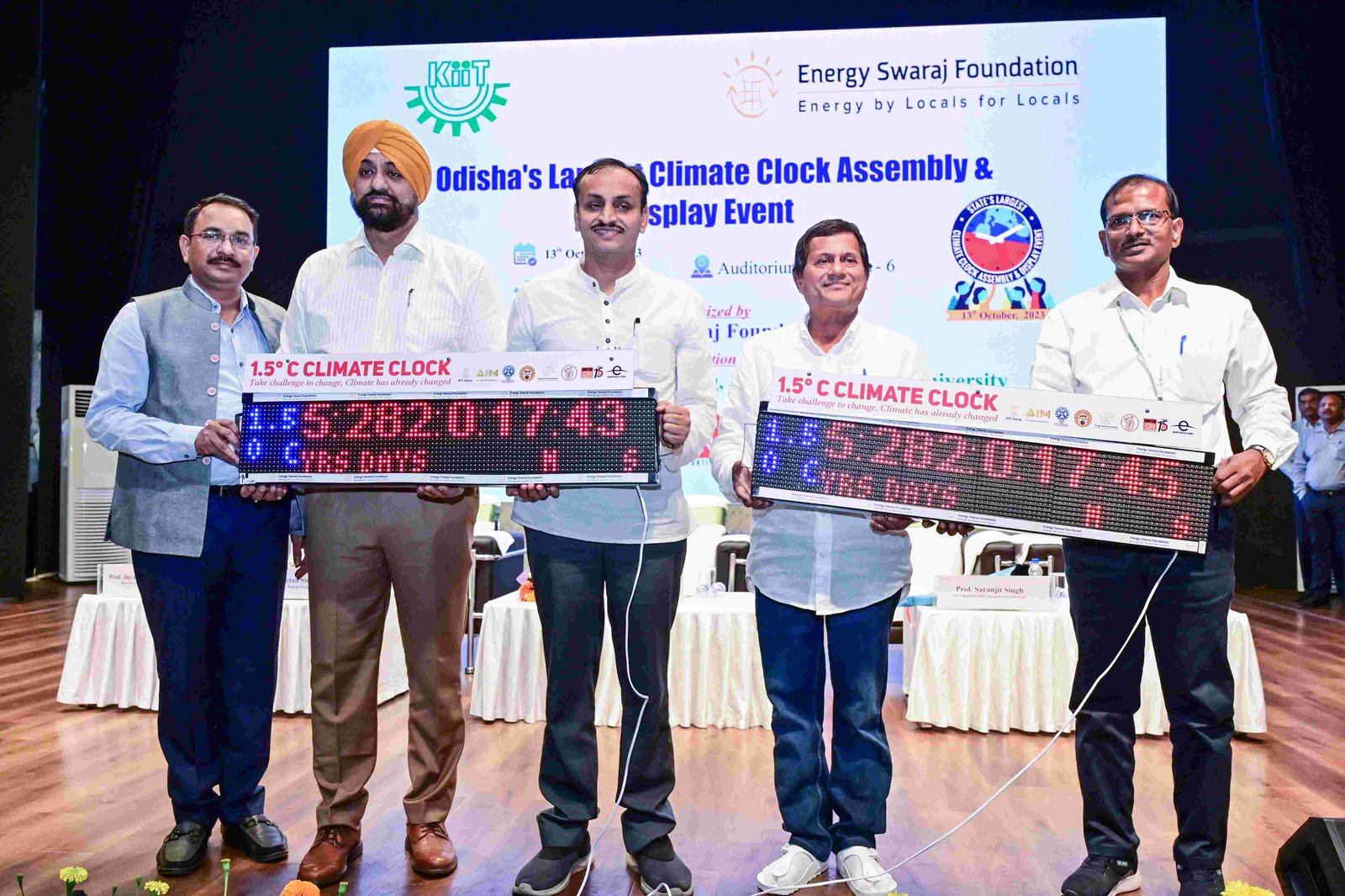 Odisha's Largest Climate Clock Assembly Held at KIIT, With Call for Urgent Climate Action