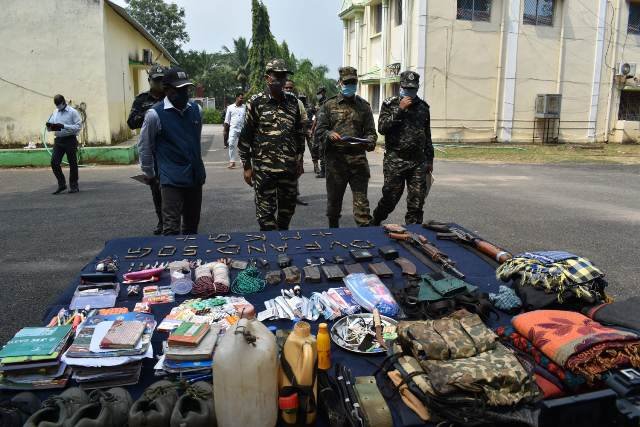 Special Anti-Naxal Operation Seizes Huge Amount Of Ammunition's Along With Body Of Three Maoists