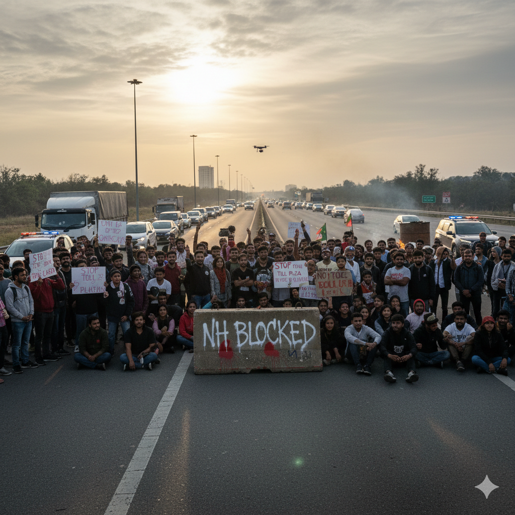 Puri lawyers block NH over proposed court relocation near Balukhand Sanctuary
