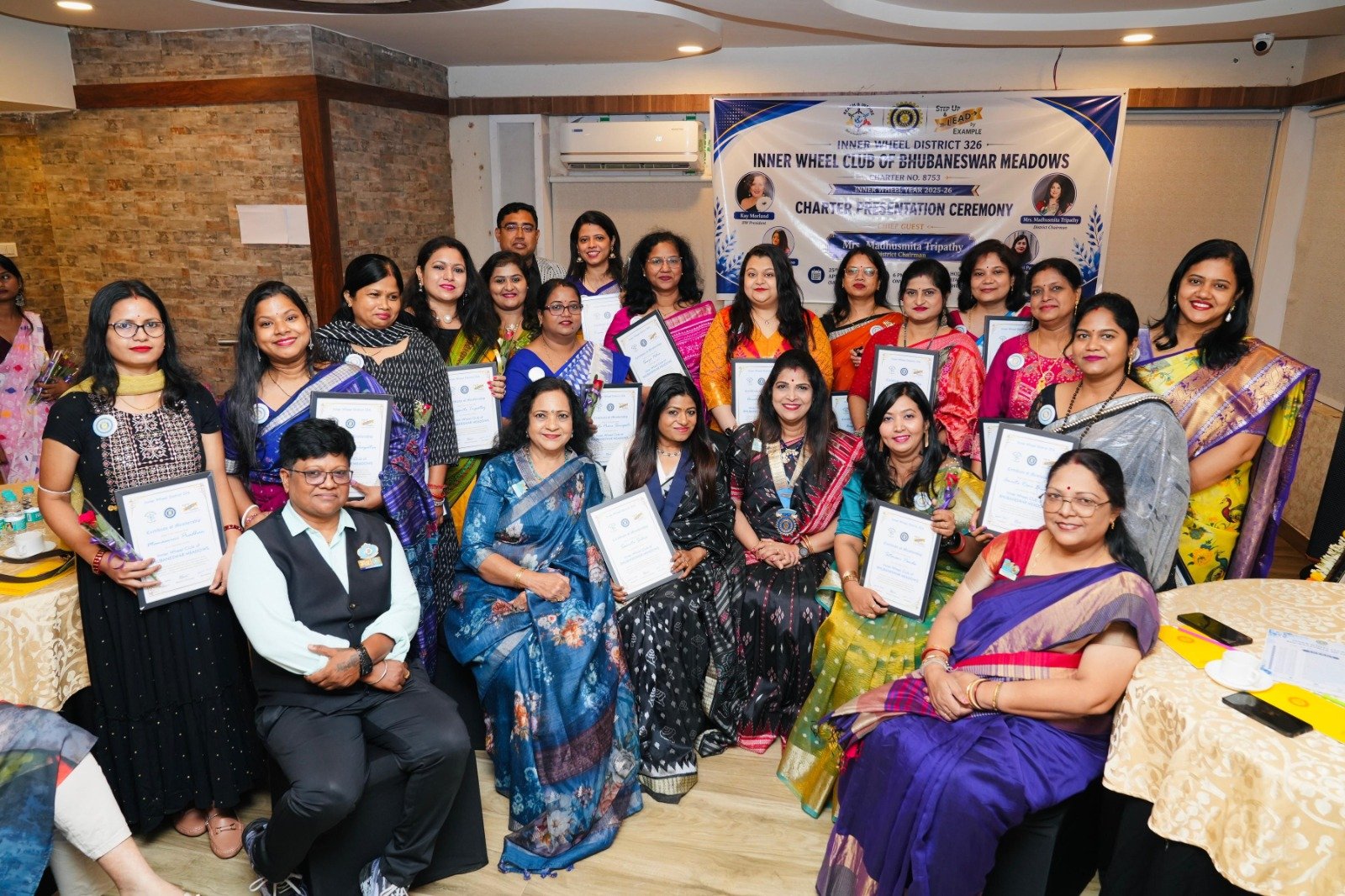 Inner Wheel Club of Bhubaneswar Meadows Charter Presentation Celebrated with Grace, Purpose & Service