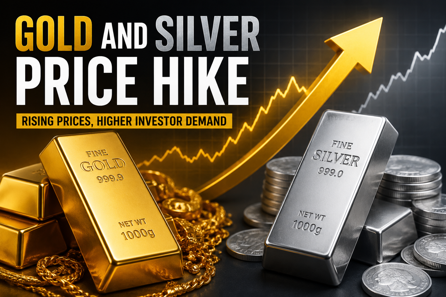 Gold And Silver Prices Skyrocket After Import Duty Hike; Bullion Markets Witness Massive Surge