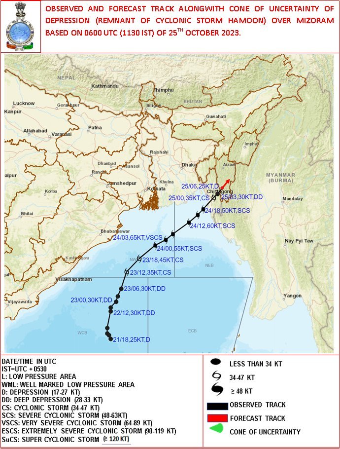 Cyclone 'Hamoon' weakens to cyclonic storm, makes landfall in Southern Bangladesh