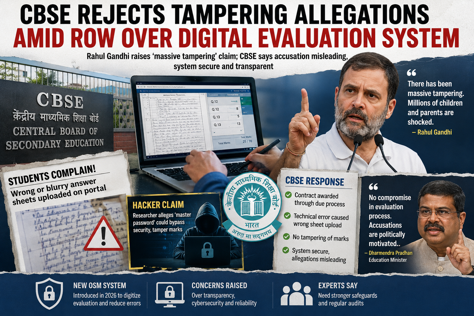 CBSE Rejects Tampering Allegations Amid Row Over Digital Evaluation System