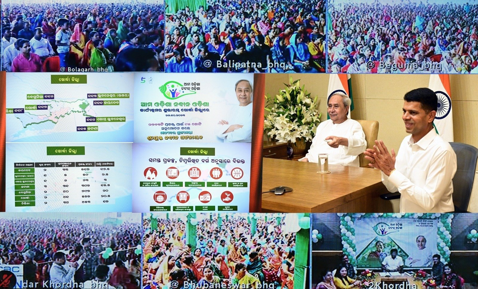 'Ama Odisha Naveen Odisha' program launched in Khordha & Jagatsinghpur