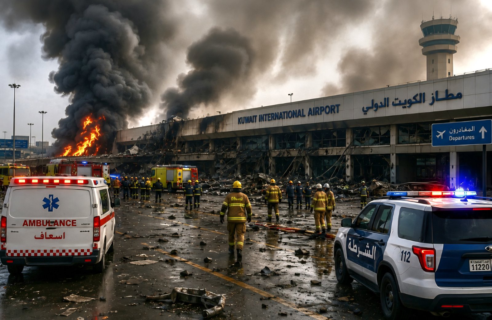 Indian National Killed in Iranian Drone Strike on Kuwait Airport; Several Injured