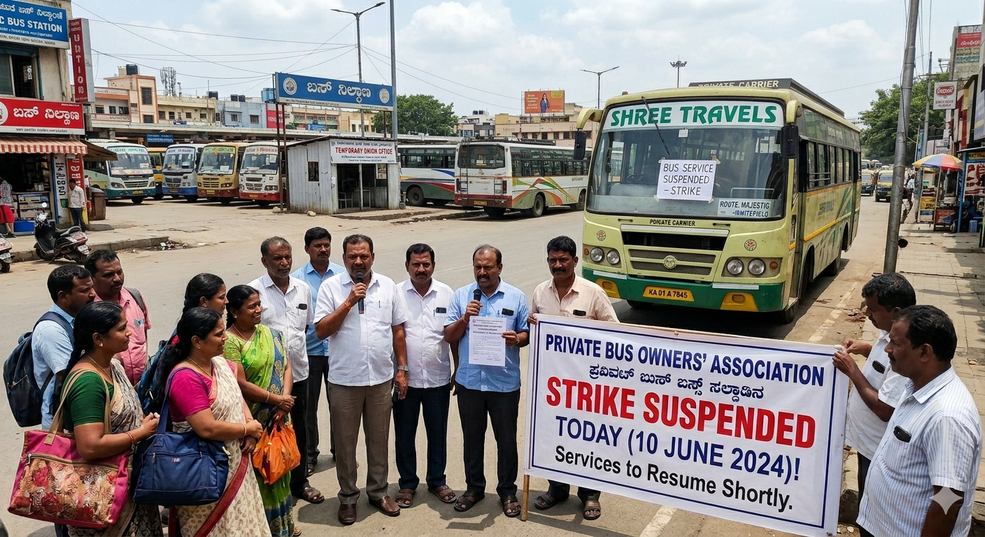 Private bus owners suspend June 10 strike after talks with Transport Commissioner