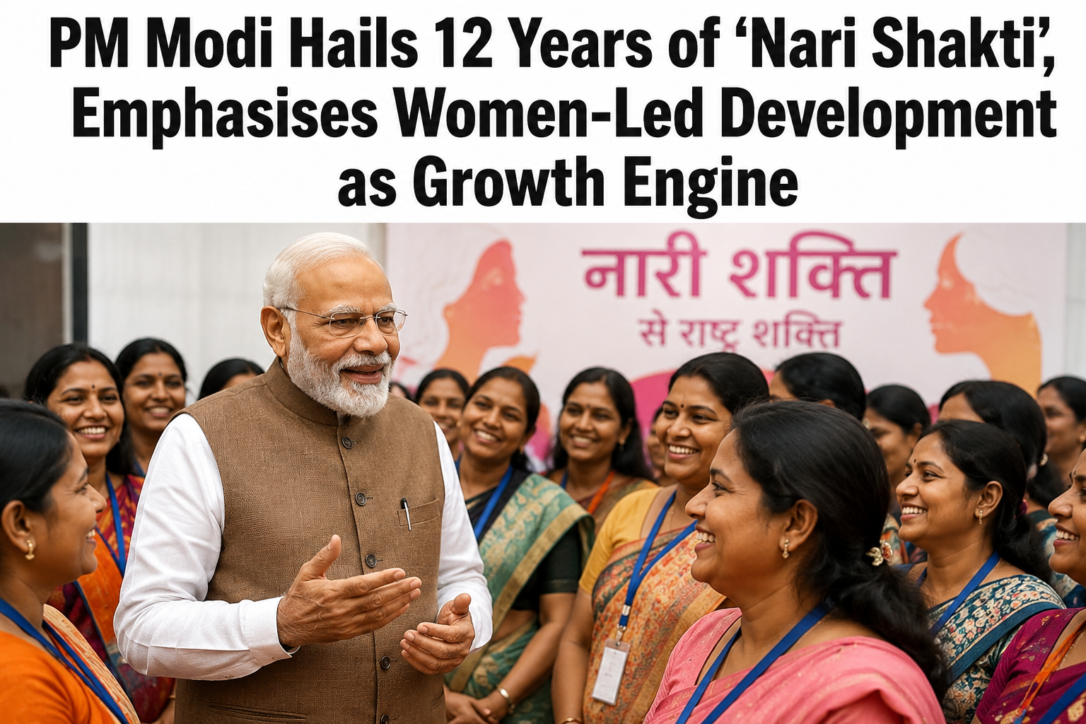 PM Modi Hails 12 Years of ‘Nari Shakti’, Emphasises Women-Led Development as Growth Engine