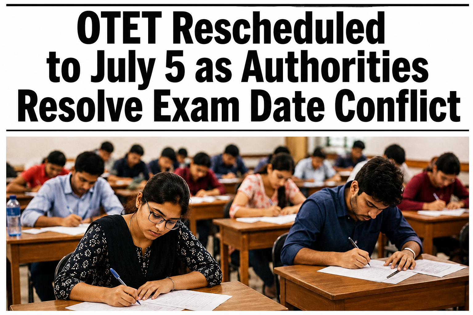 OTET Rescheduled to July 5 as Authorities Resolve Exam Date Conflict