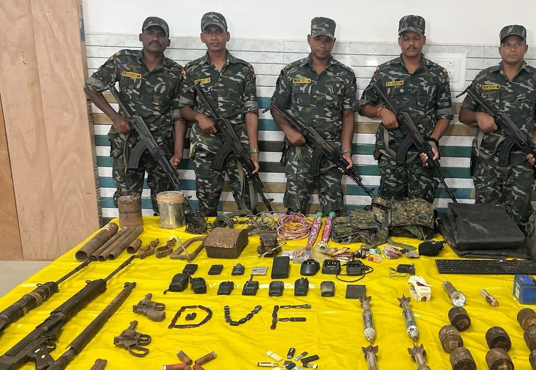 Massive Maoist Arms Cache Unearthed in Malkangiri, Major Blow to Extremist Network