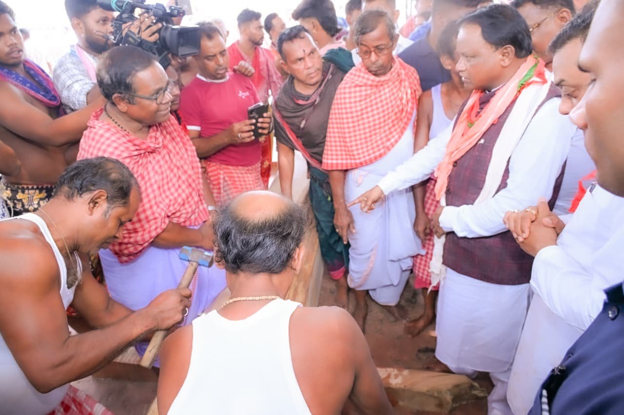 CM Mohan Charan Majhi reviews Rath Yatra preparations during Puri visit