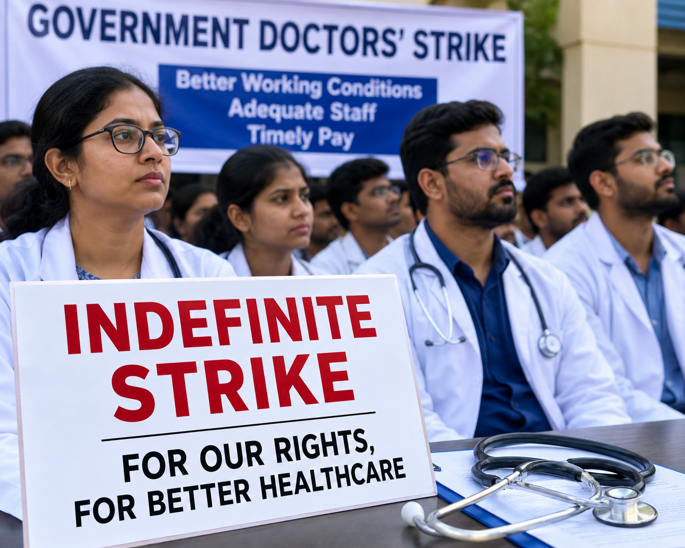 Government doctors’ strike enters day 2, health services disrupted across Odisha