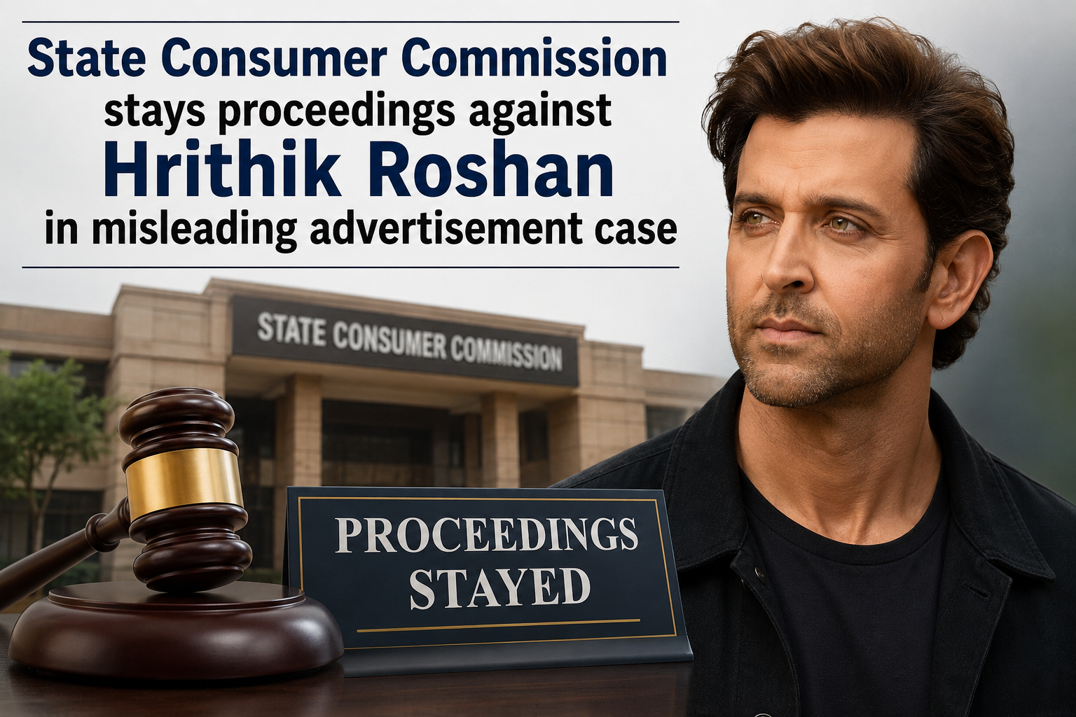 State Consumer Commission stays proceedings against Hrithik Roshan in misleading advertisement case