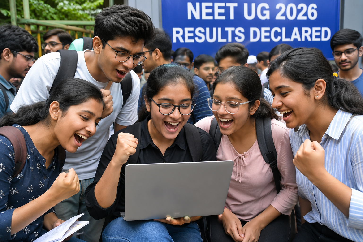 NTA Declares NEET UG 2026 Results; Two Students Share AIR 1 with 715 Marks