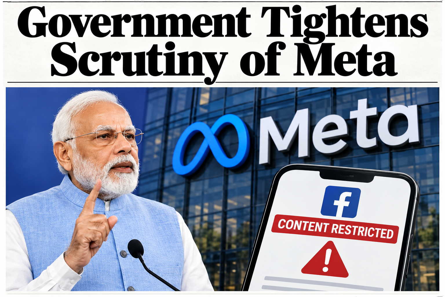 Government Tightens Scrutiny of Meta Over Content Moderation Dispute