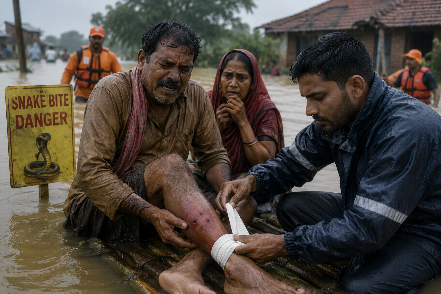 Odisha reports 96 snakebite cases in flood-hit areas, no fatalities recorded: Health Department