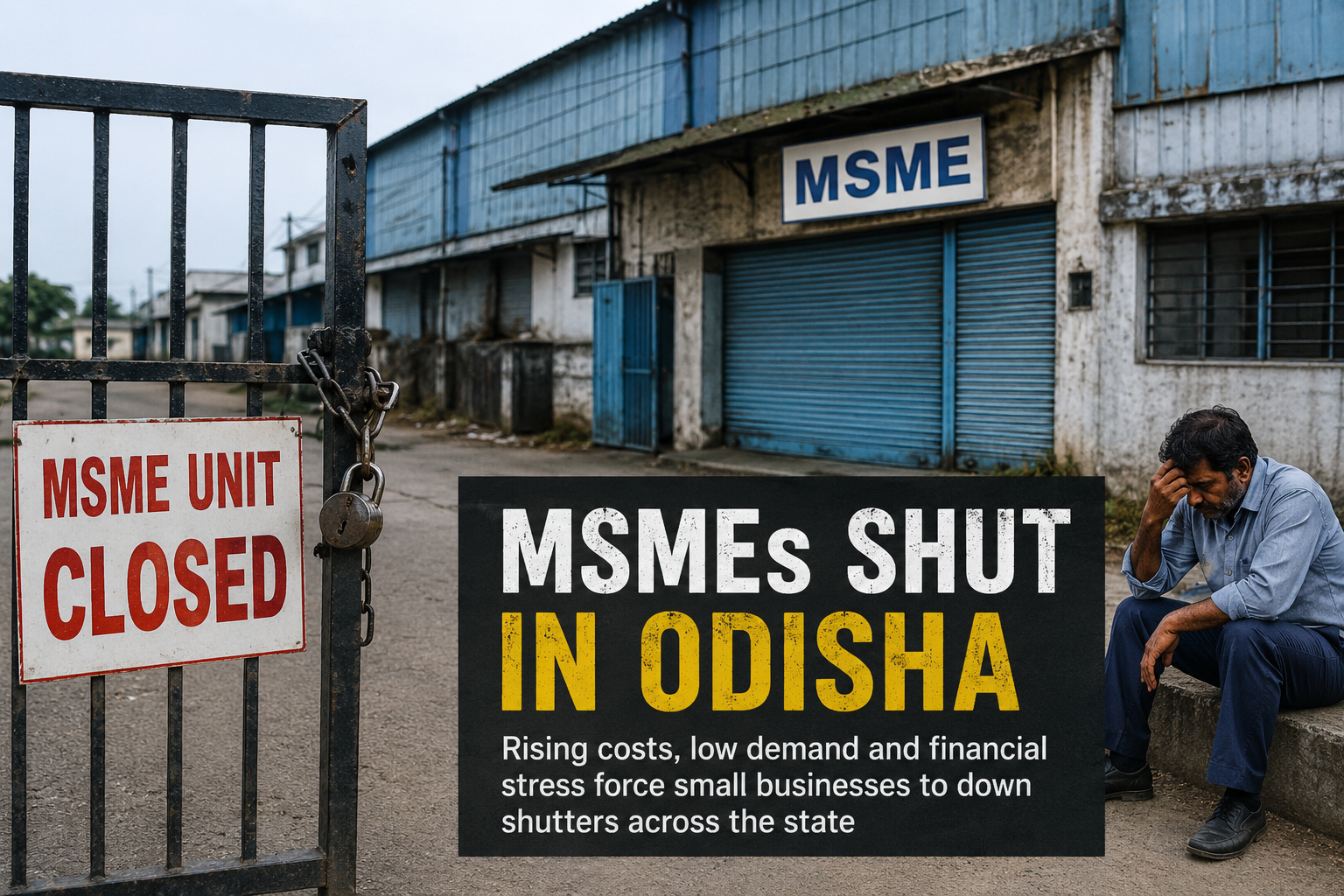 Over 3,450 MSMEs shut down in Odisha in five years; 24.68 lakh new units registered