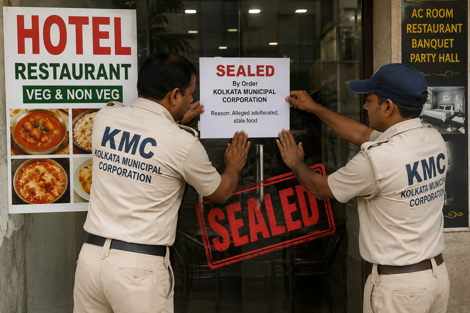 KMC seals two hotels in CDA Sector-6 over alleged adulterated, stale food