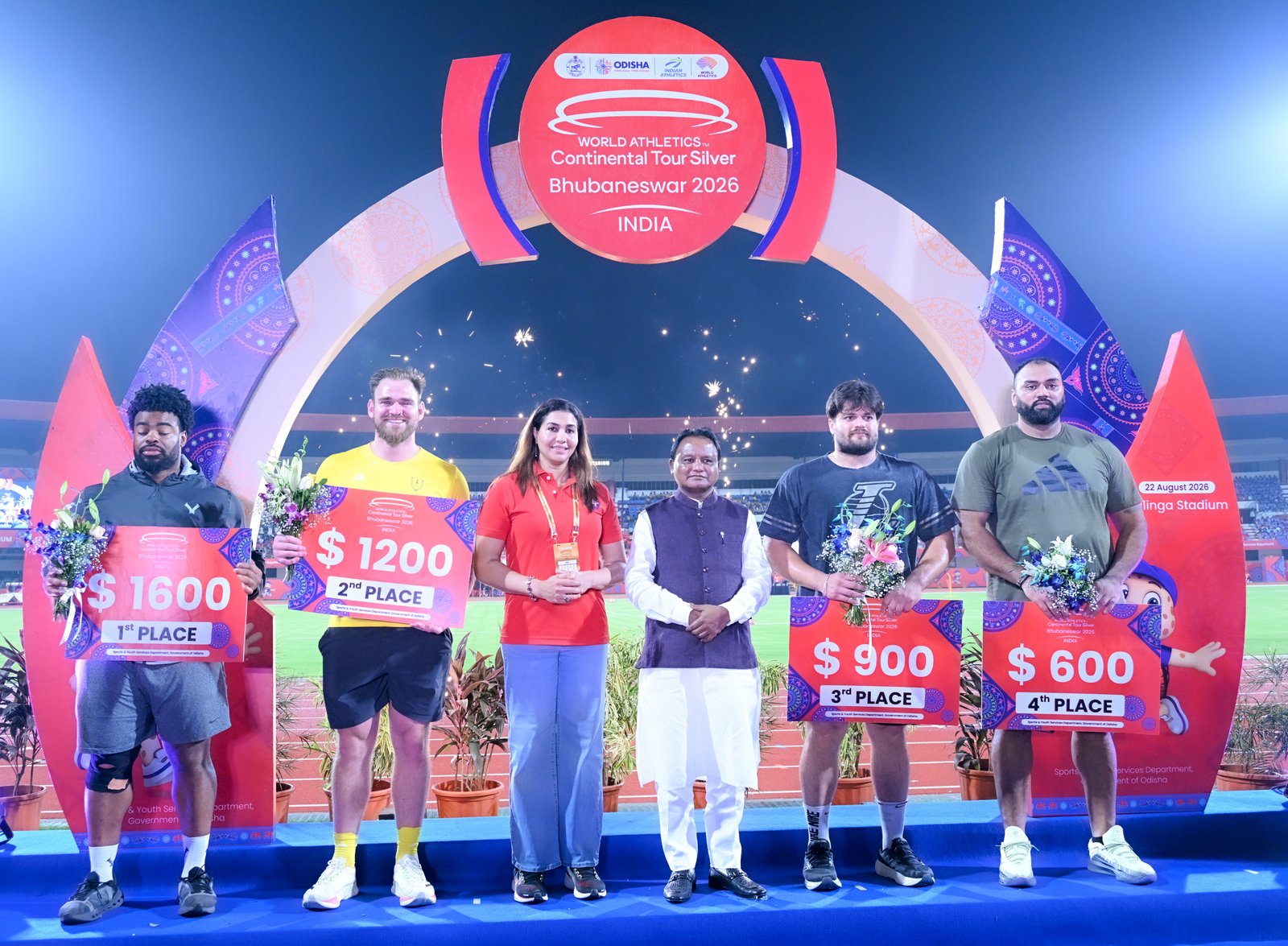 CM Mohan Charan Majhi Witnesses High-Quality Athletics Action as Indian Stars Shine in Bhubaneswar