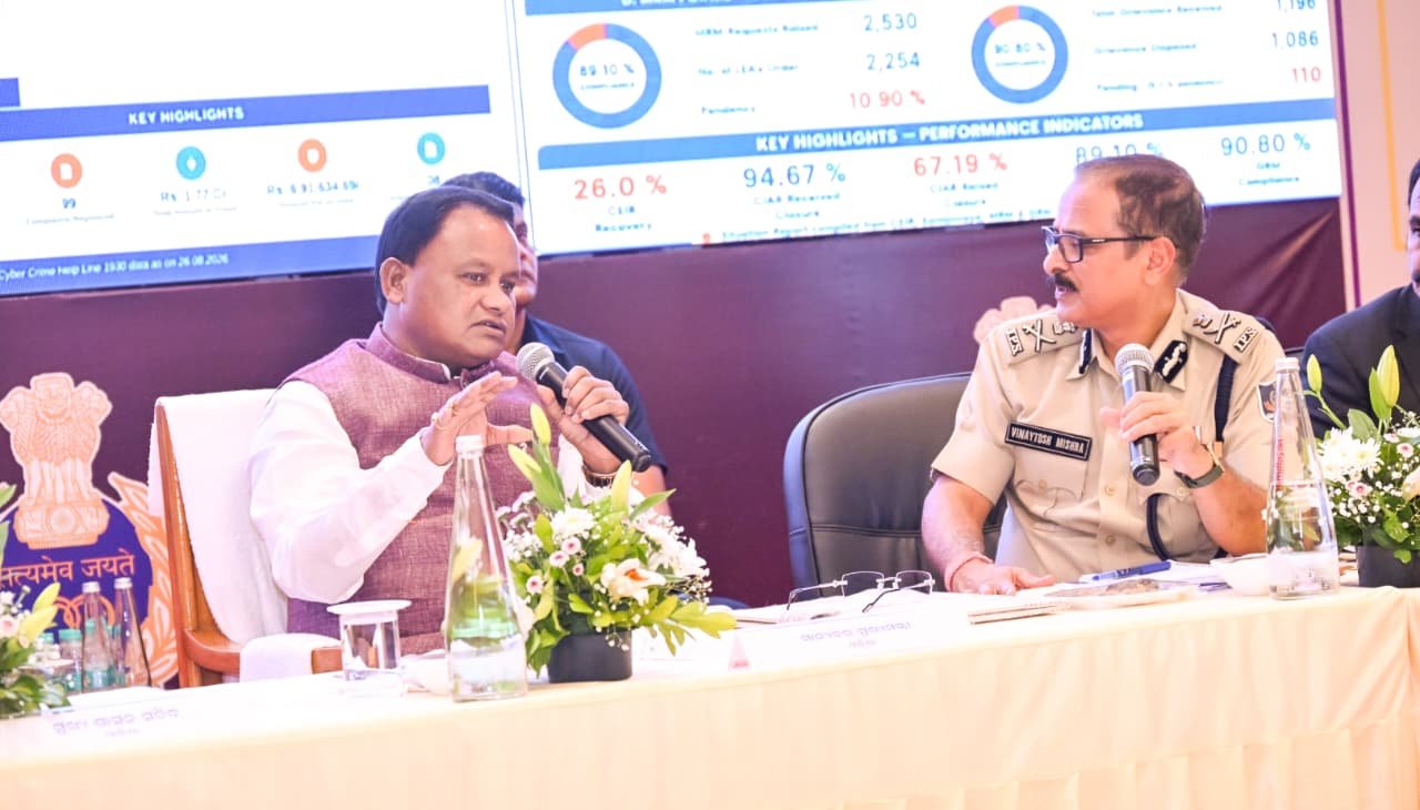 CM MOHAN CHARAN MAJHI UNVEILS 10-POINT POLICING ROADMAP AT DGP–IGP CONFERENCE
