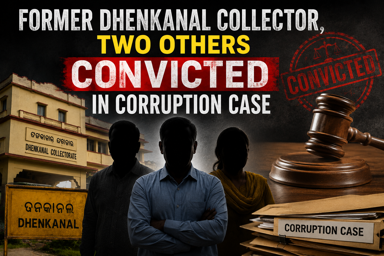 Former Dhenkanal Collector, two others convicted in corruption case