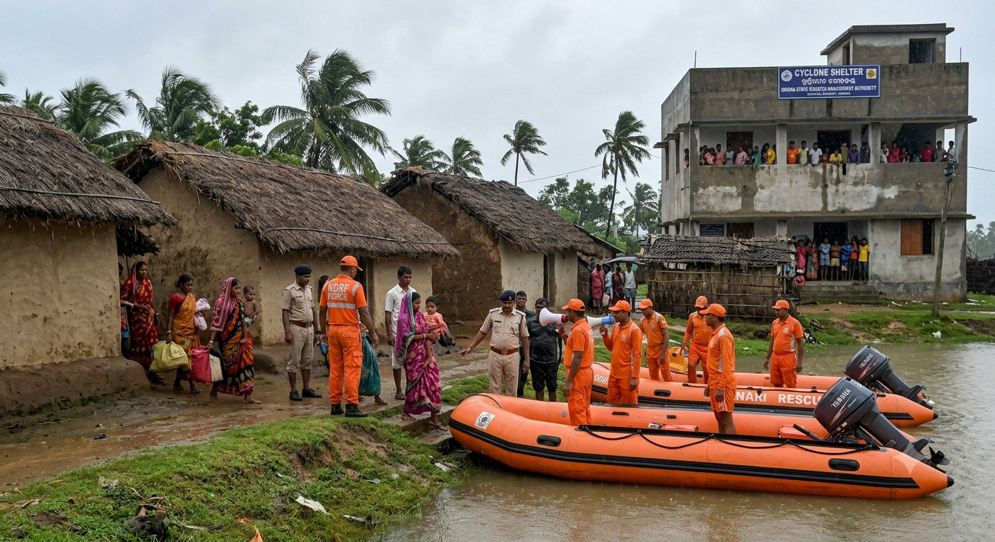 Odisha steps up disaster preparedness as deep depression nears coast