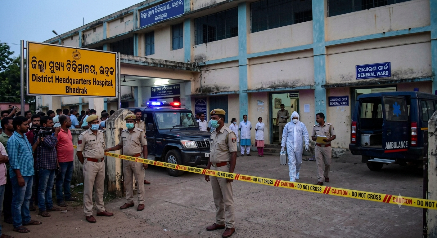 Woman found dead inside Bhadrak healthcare facility, police begin probe