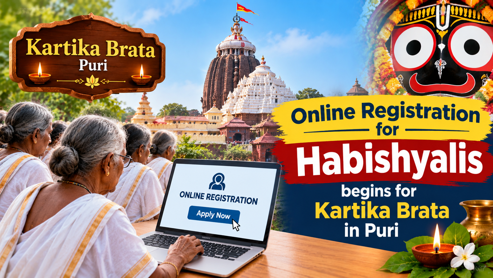 Online registration for Habishyalis begins for Kartika Brata in Puri
