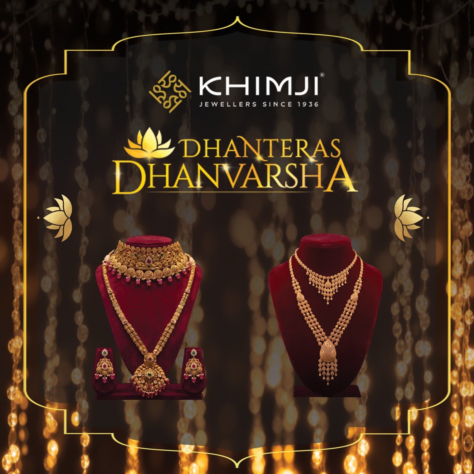 Khimji Jewellers Unveils ‘Dhanteras Dhanvarsha’ , a shower of festive offers across its collections
