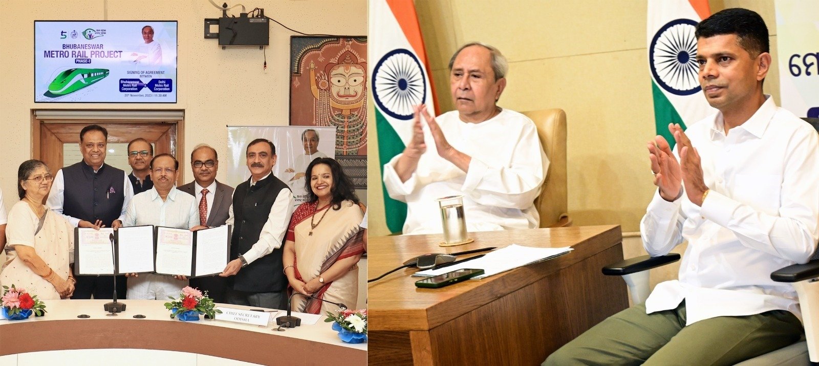 Delhi Metro Inks Pact with Bhubaneswar Metro for Metro Rail Project in Bhubaneswar