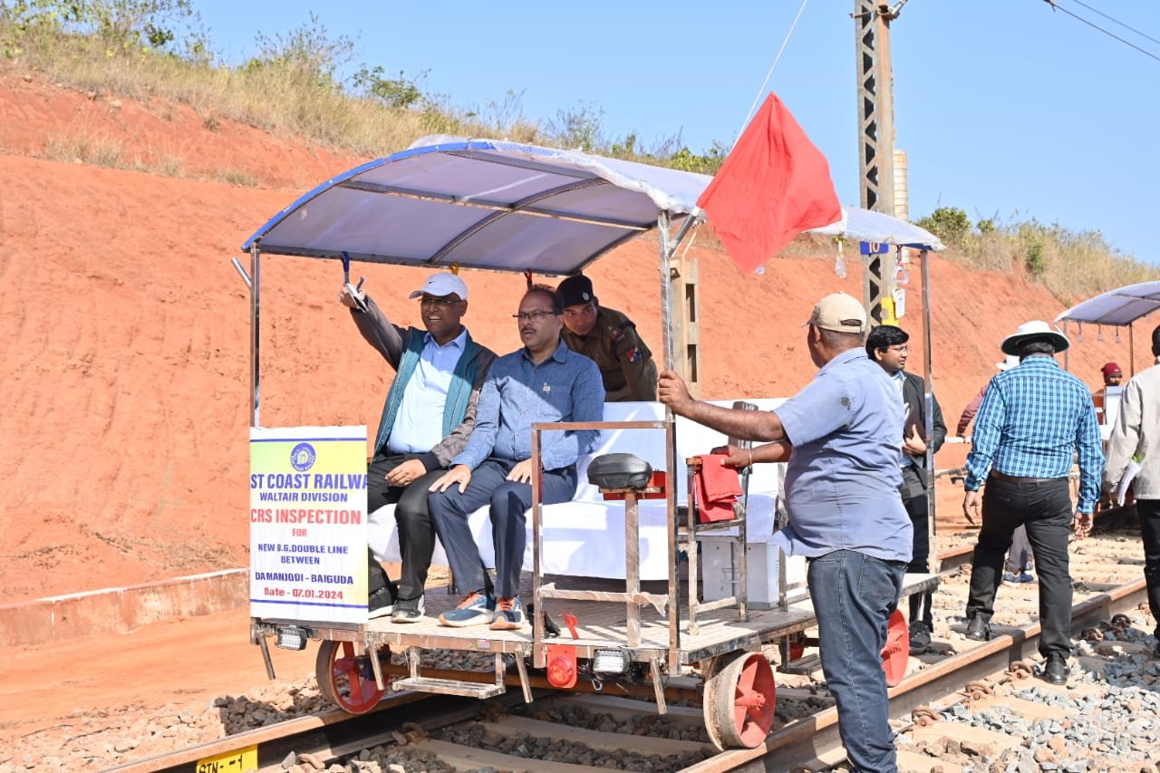 Damanjodi-Baiguda doubling work of Koraput-Singapur Road doubling project commissioned