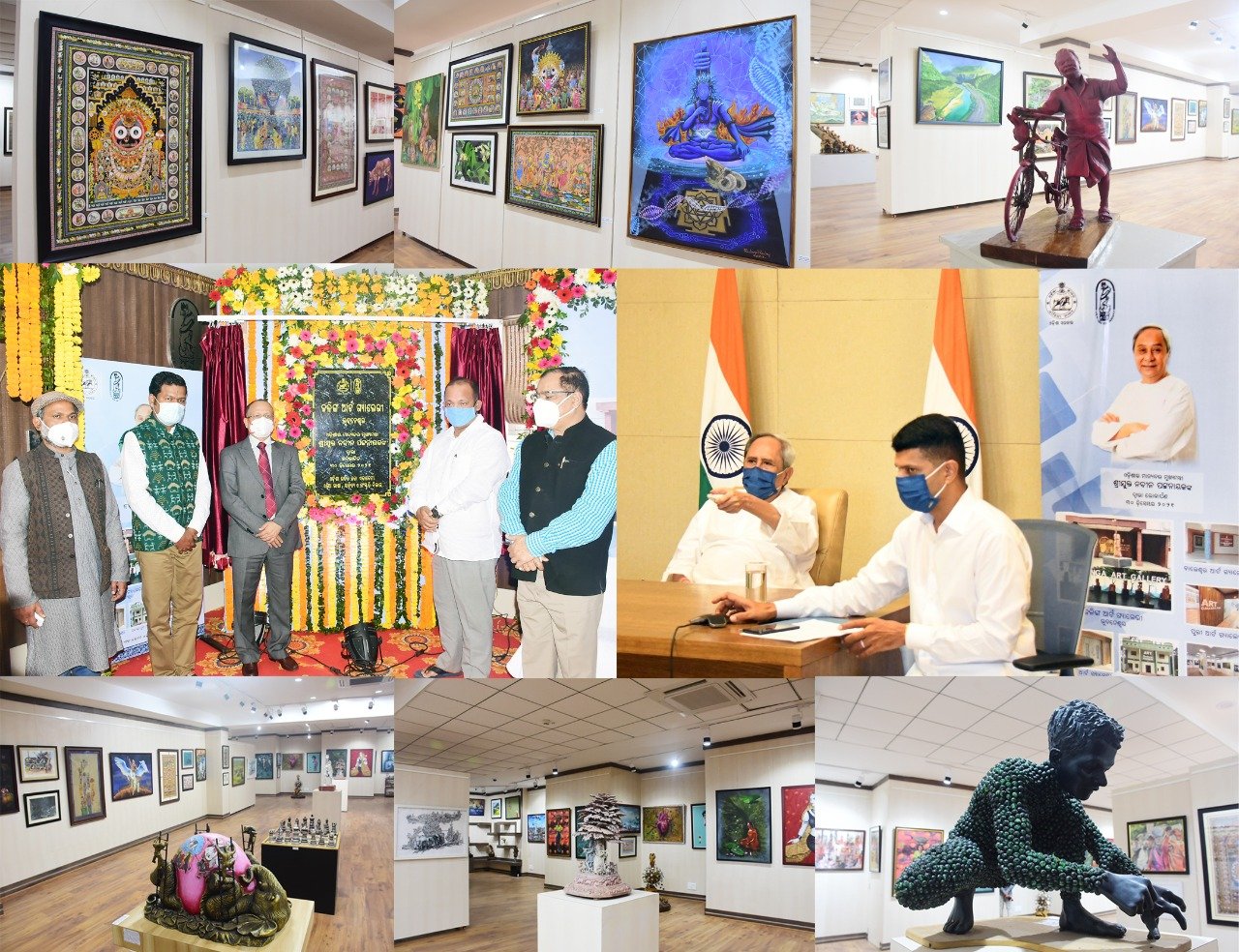 CM Inaugurates Kalinga Art Gallery and Five Regional Art Galleries