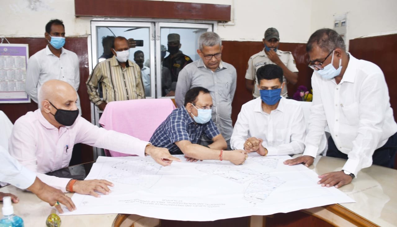 ଉନ୍ନୟନ  କମିଶନର  ଓ 5T ସଚିବଙ୍କ  ଓଲଟପୁର  ଗସ୍ତ