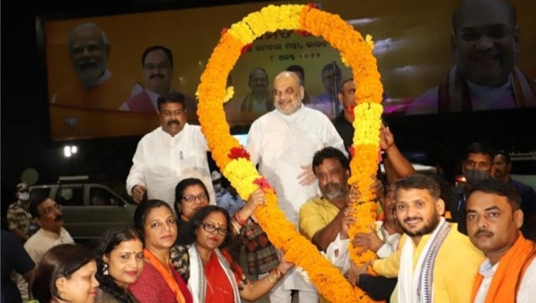 ଭୁବନେଶ୍ୱରରେ ସ୍ୱରାଷ୍ଟ୍ର ମନ୍ତ୍ରୀ ଅମିତ୍ ଶାହ