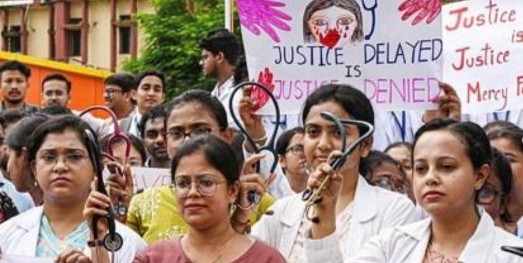 ଟ୍ରେନି ଡାକ୍ତରଙ୍କୁ ଦୁଷ୍କର୍ମ ଓ ହତ୍ୟା ଘଟଣା,  ଏମ୍ସ ଡାକ୍ତରଙ୍କ ଆନ୍ଦୋଳନ