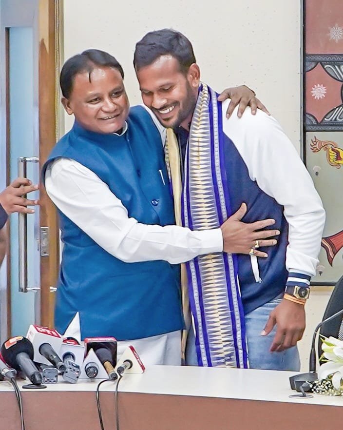 ମୁଖ୍ୟମନ୍ତ୍ରୀଙ୍କୁ ଭେଟିଲେ ଅମିତ ରୋହିଦାସ