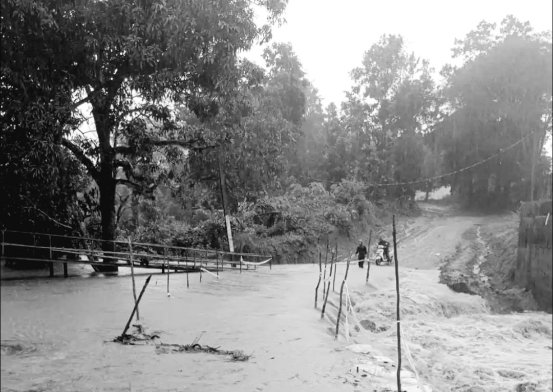 ପ୍ରବଳ ବର୍ଷାରେ ଗୁମାଡ଼ି ପୋଲ ଡାଇଭର୍ଷନ ରାସ୍ତା ଧୋଇଲା 