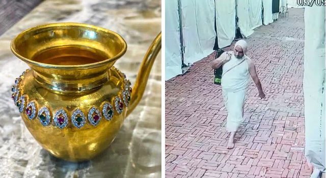 ଧରାପଡ଼ିଲା କଳସ ଚୋର, ଭିଡ଼ରେ ଉଠାଇ ନେଇଥିଲା