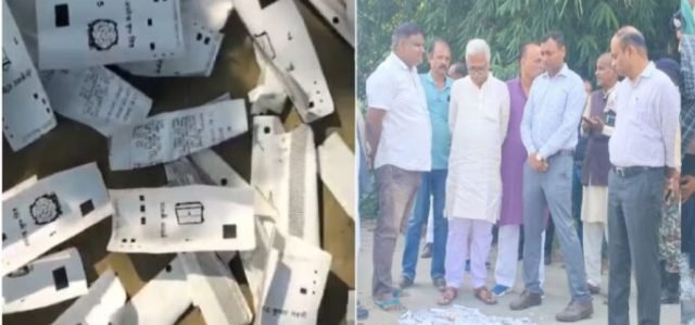 ବିହାରର ସଡ଼କରୁ ମିଳିଲା VVPAT  ସ୍ଲିପ୍‌